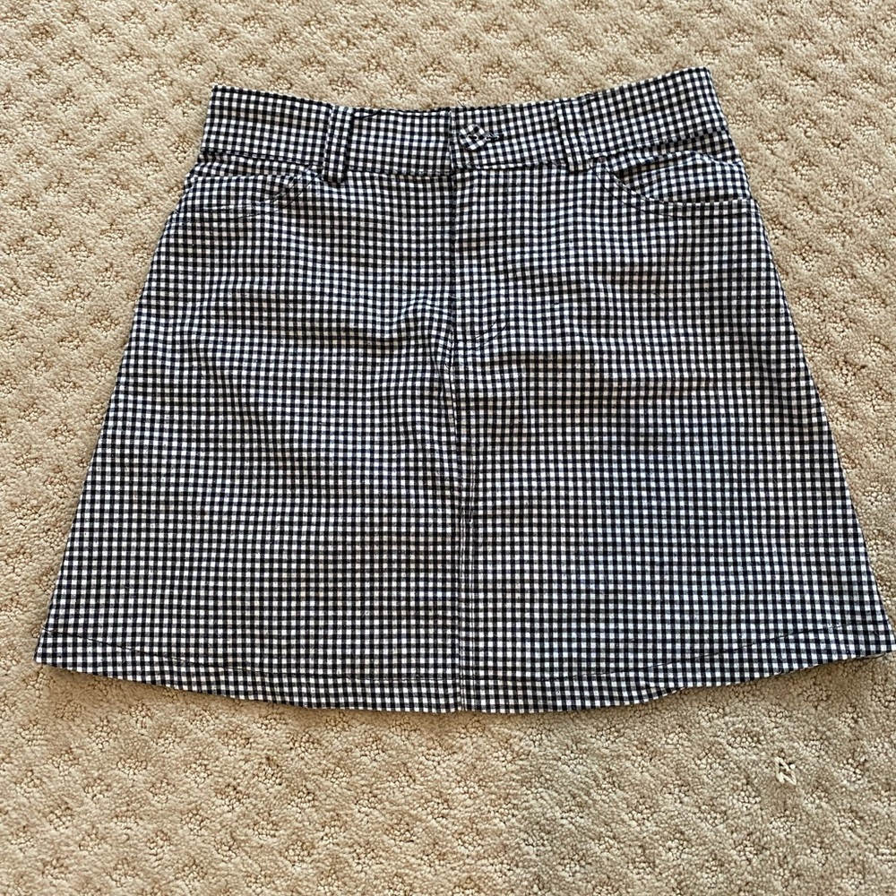 Brandy Melville black and white skirt